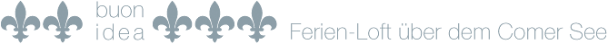 Ferienwohnung Loft am Comer See Italien - Logo